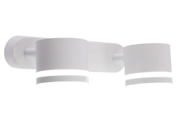 Бра Schaffner Argento 4505-2В, цвет белый, 2xGX53/15Вт