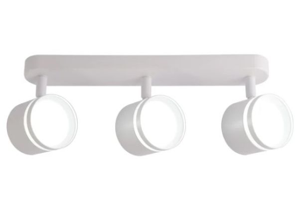 Бра Schaffner Argento 4505-3В, цвет белый, 3xGX53/15Вт