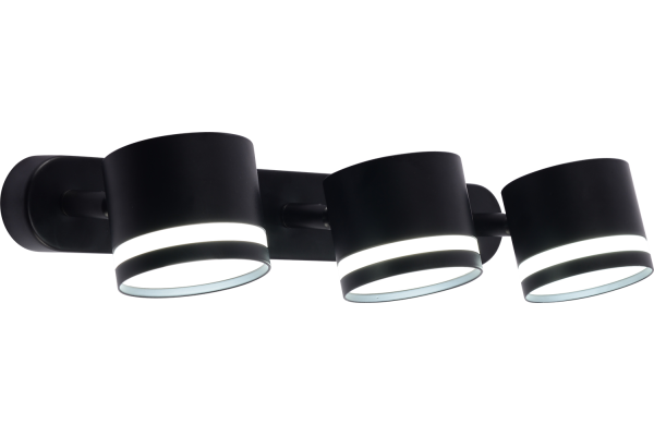 Бра Schaffner Argento 4505-3В, цвет черный, 3xGX53/15Вт