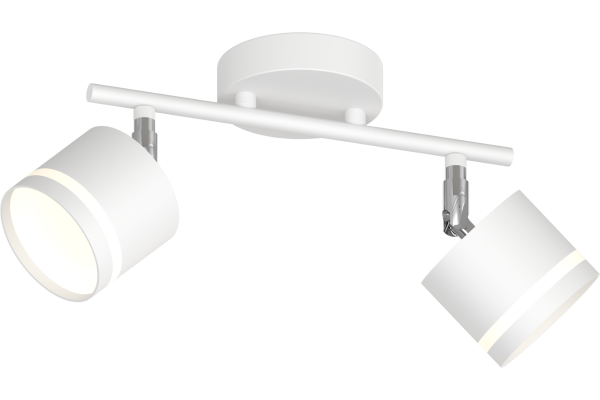 Люстра Schaffner Bajuno 4735-2, цвет белый, 2xGX53/15Вт