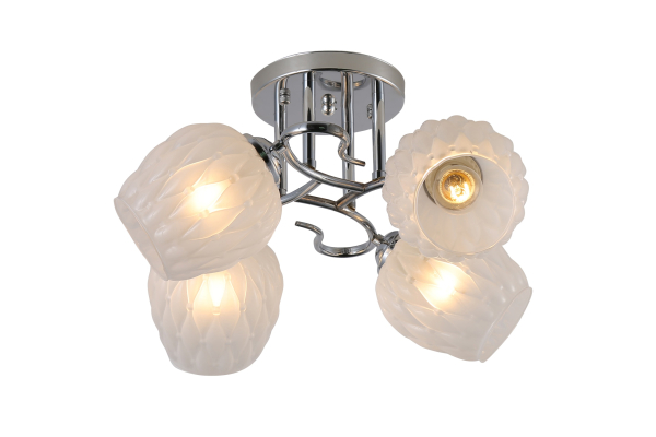 Люстра Schaffner Barato 4675-4, цвет хром, 4xE27/40Вт
