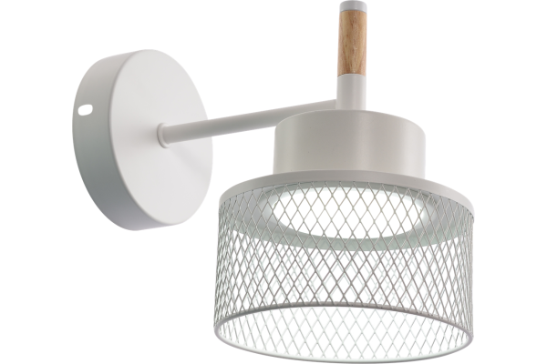 Бра Schaffner Calipso 4935-1В, цвет белый, 1xGX53/15Вт