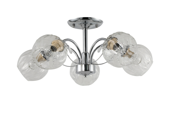 Люстра Schaffner Diario 4315-5, цвет хром, 5xE27/40Вт