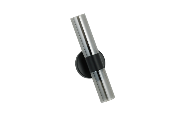 Бра Schaffner Dolore 4380-2В, цвет черный, 2xE14/40Вт