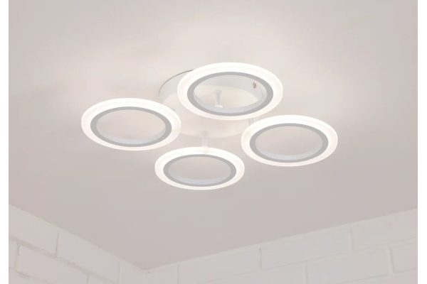 Люстра Schaffner Encargo 4040-4+4, LED 216Вт, пульт ИК