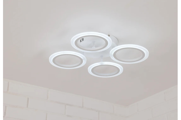 Люстра Schaffner Encargo 4040-4+4, LED 216Вт, пульт ИК