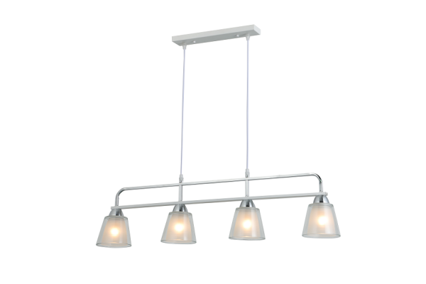 Люстра Schaffner Famosso 9020-4L WH+CR, 4xE27/60W