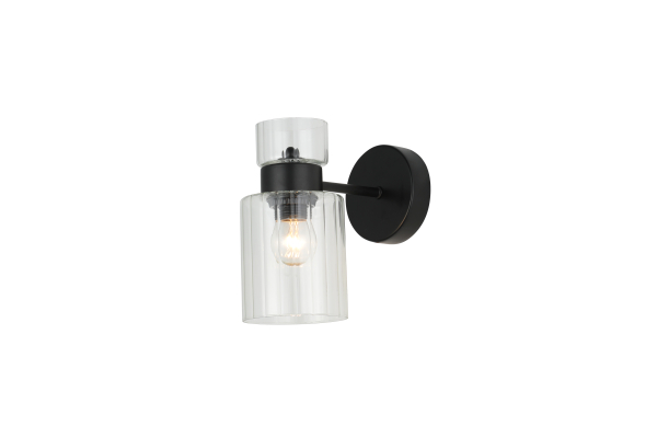 Бра Schaffner Favorito 4565-1В, цвет черный, 1xE27/40Вт
