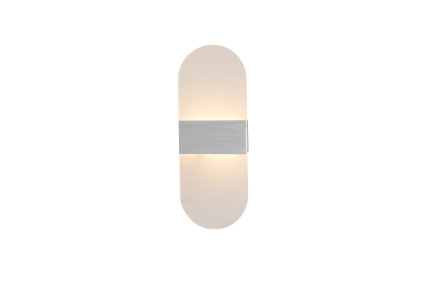 Бра Schaffner Fiume 3790-1В, цвет серебро, LED 8Вт