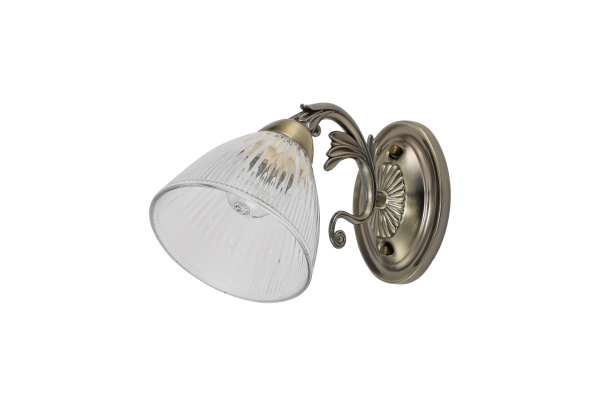 Бра Schaffner Folla 4375-1В, цвет бронзовый, 1xE27/40Вт
