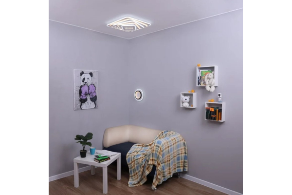 Люстра Schaffner Gameto 63203-500-3D, LED 222Вт, пульт ИК