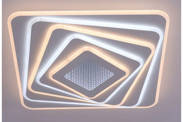 Люстра Schaffner Gameto 63203-500-3D, LED 222Вт, пульт ИК