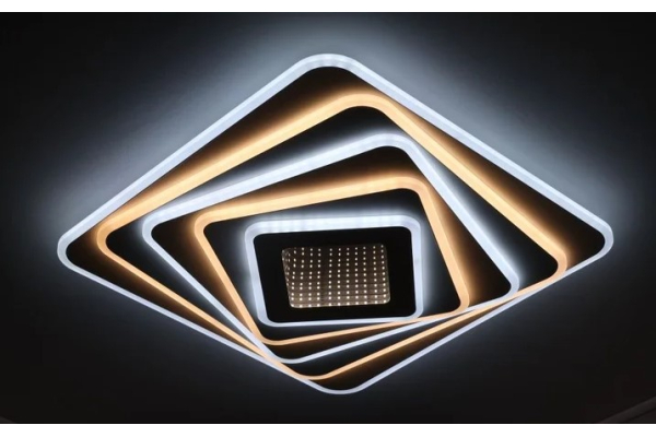 Люстра Schaffner Gameto 63203-500-3D, LED 222Вт, пульт ИК