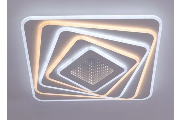 Люстра Schaffner Gameto 63203-500-3D, LED 222Вт, пульт ИК