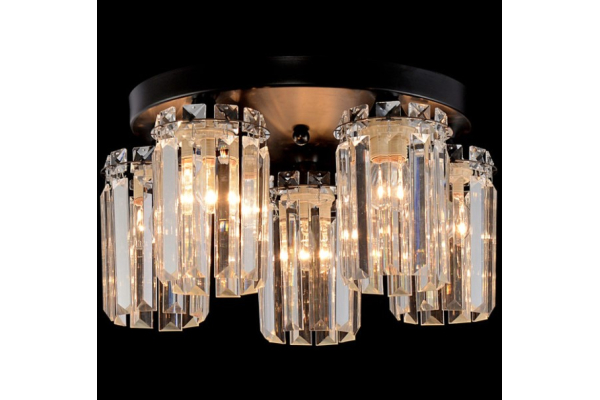 Люстра Schaffner Limitado 4160-5, цвет черный+хром, 5хE27/60Вт