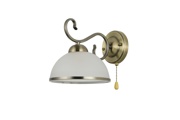 Бра Schaffner Liviano 4700-1В, цвет бронзовый, 1xE27/40Вт