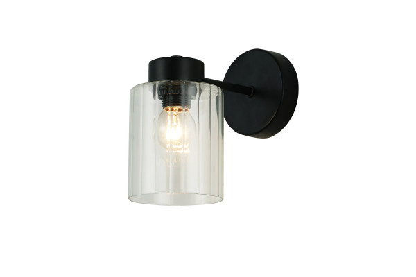 Бра Schaffner Maestra 4530-1В, цвет черный, 1xE27/40Вт