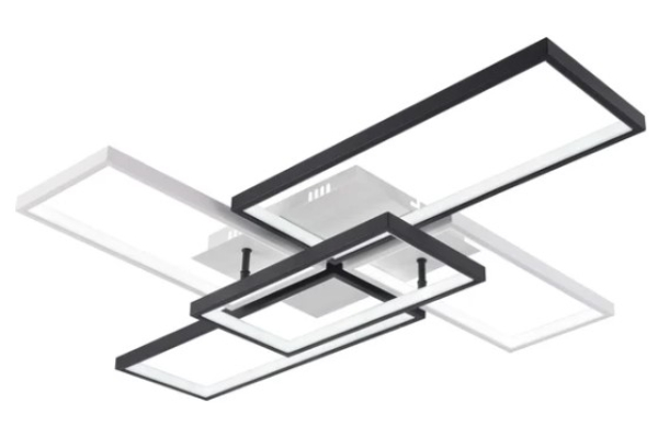 Люстра Schaffner Martillo 4190-5, цвет белый+черный, LED 206Вт, пульт ИК