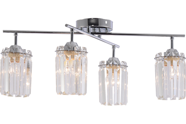 Люстра Schaffner Motivo 4140-4, цвет хром, 4xE27/60Вт