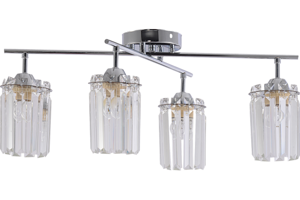 Люстра Schaffner Motivo 4140-4, цвет хром, 4xE27/60Вт