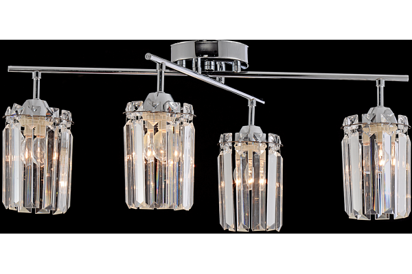 Люстра Schaffner Motivo 4140-4, цвет хром, 4xE27/60Вт