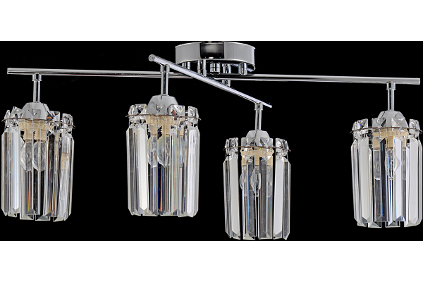 Люстра Schaffner Motivo 4140-4, цвет хром, 4xE27/60Вт