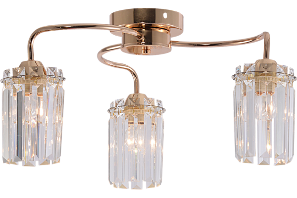 Люстра Schaffner Murrala 4155-3, цвет золото, 3хE27/60Вт