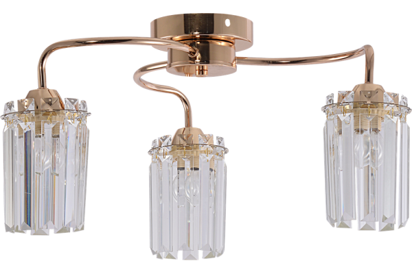 Люстра Schaffner Murrala 4155-3, цвет золото, 3хE27/60Вт