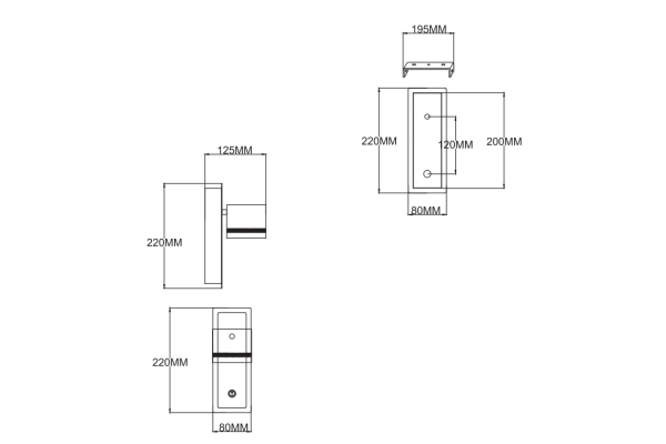 Бра Schaffner Ordine 4465-1В, цвет черный/дерево, 1xGX53/15Вт