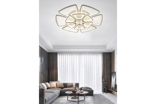 Люстра Schaffner Peligroso 39083-6+6, LED 324Вт, пульт ИК