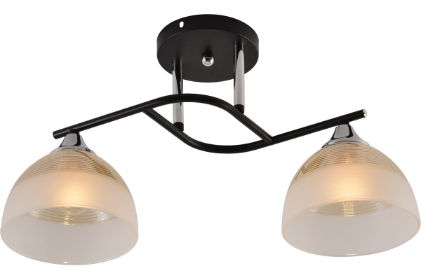 Люстра Schaffner Raton 3550-2 BK+CR, 2xE27/60W
