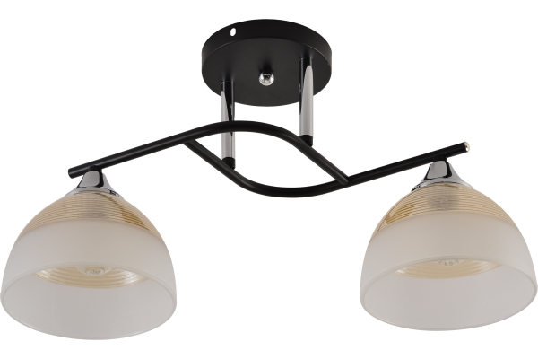 Люстра Schaffner Raton 3550-2 BK+CR, 2xE27/60W