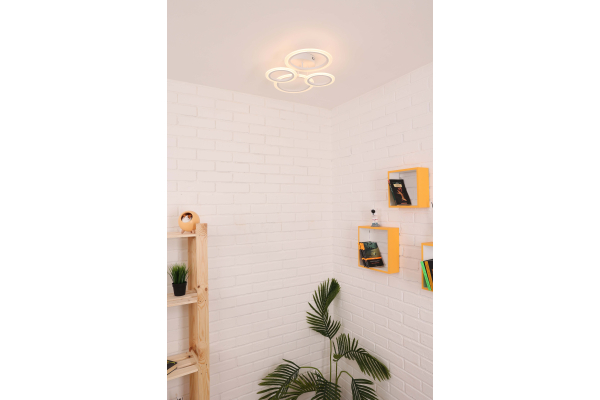 Люстра Schaffner Rudo 21200-2+2, LED 80W, с пультом