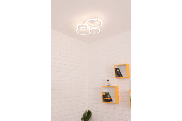 Люстра Schaffner Rudo 21200-2+2, LED 80W, с пультом