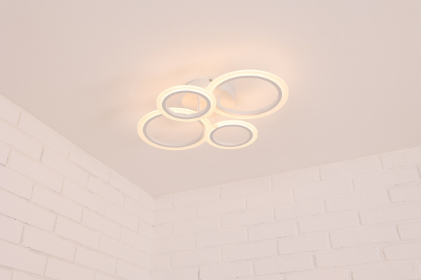 Люстра Schaffner Rudo 21200-2+2, LED 80W, с пультом
