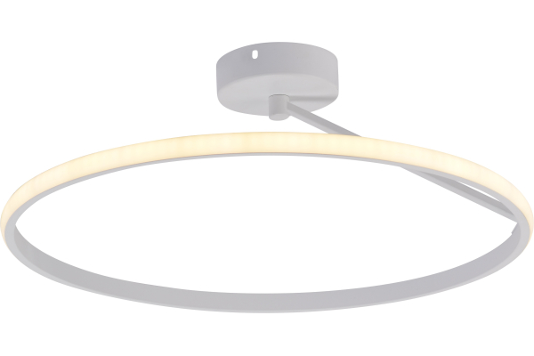 Люстра Schaffner Sincero 3415-500, цвет белый, LED 54Вт (50*50*16,5), пульт ИК