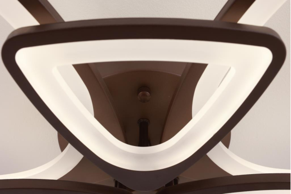 Люстра Schaffner Tinte 21900-3+3 Coffee, LED 174W