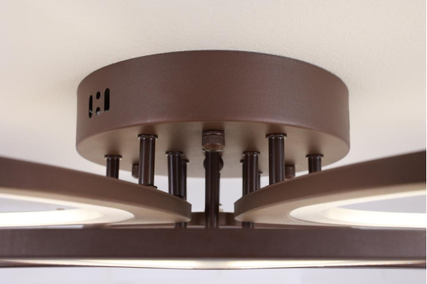 Люстра Schaffner Tinte 21900-3+3 Coffee, LED 174W