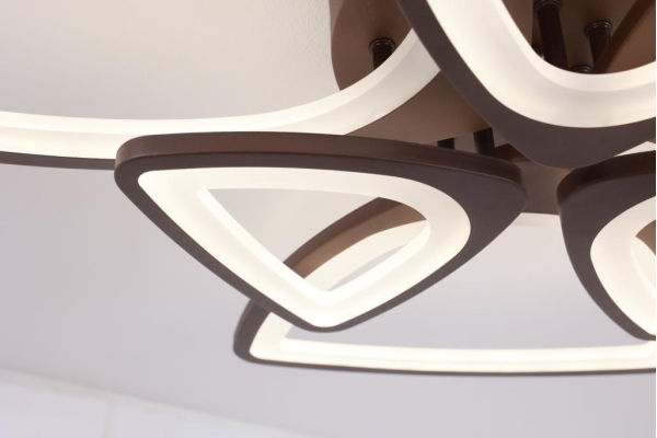 Люстра Schaffner Tinte 21900-3+3 Coffee, LED 174W