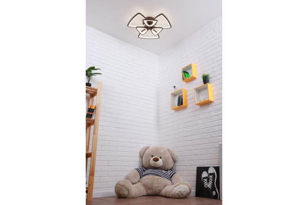 Люстра Schaffner Tinte 21900-3+3 Coffee, LED 174W