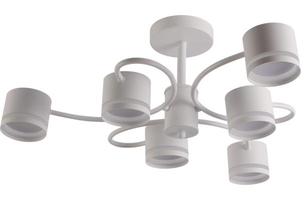 Люстра Schaffner Unione 4495-6, цвет белый, 6хGX53/15Вт