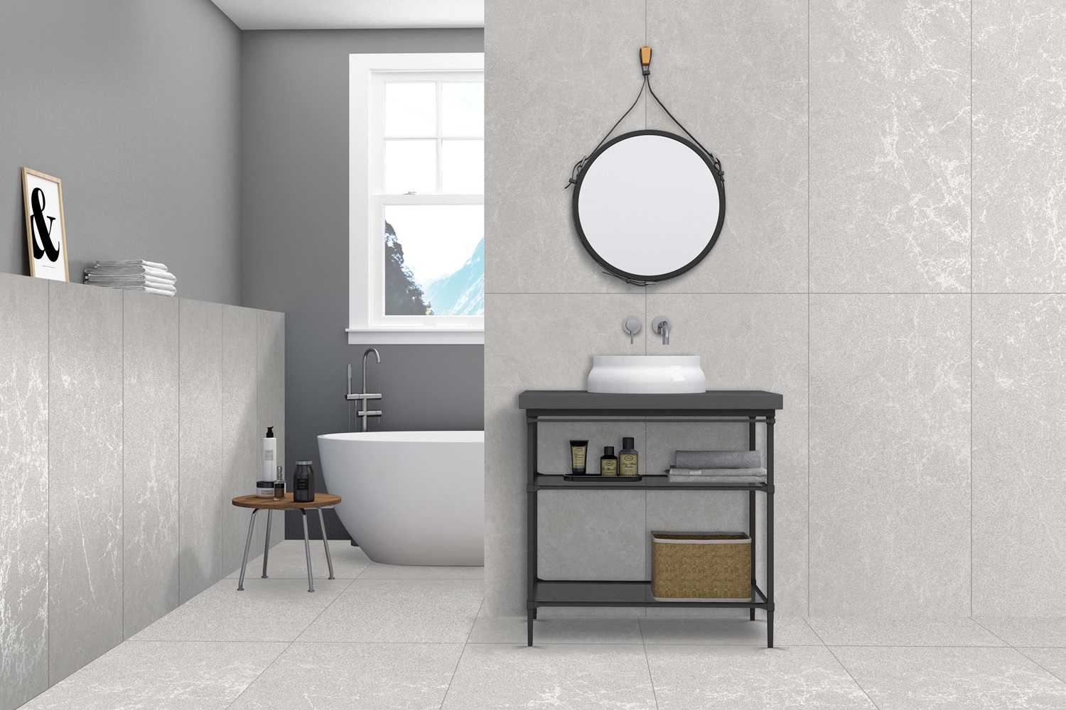 Ванная комната в частном доме - 20