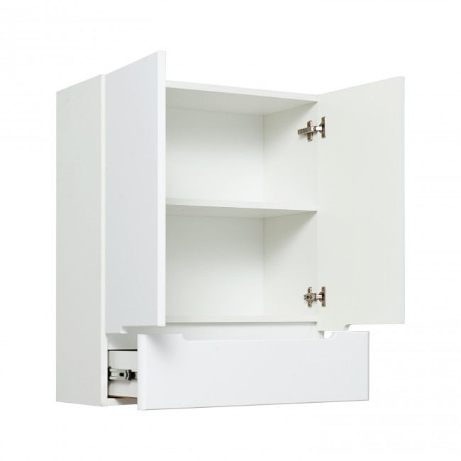 Шкаф для ванной подвесной Runo Парма 60, белый купить по цене 7 130 руб ...