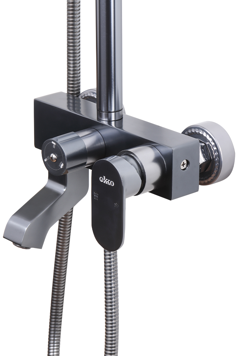 Смеситель+стойка душевая санакс brimix "тропический душ" 3087. Ekko e2401 8. Ekko e2401 8. Ekko e2401 8. Ekko душевая система черная.